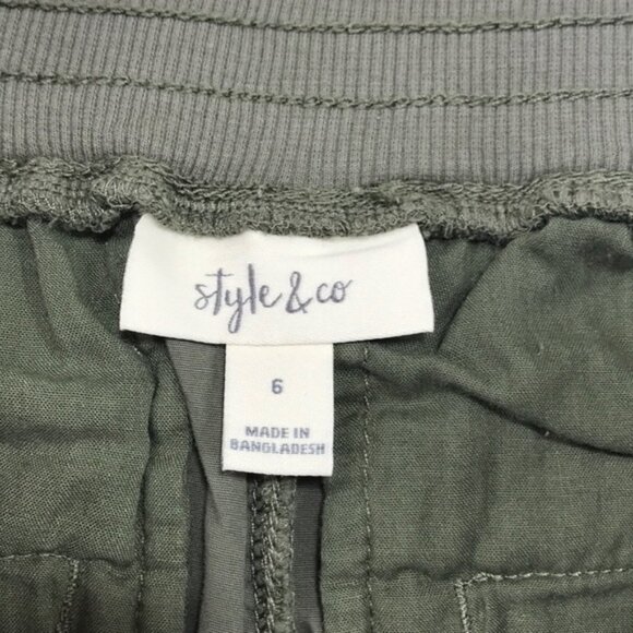 🎁 Style & Co Pull On Cuffed Utility Pants - Picture 6 of 10